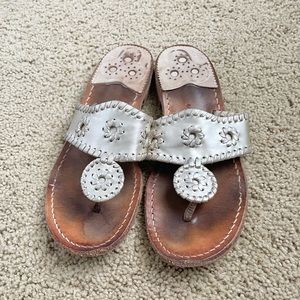 Jack Rogers platinum sz 7.5